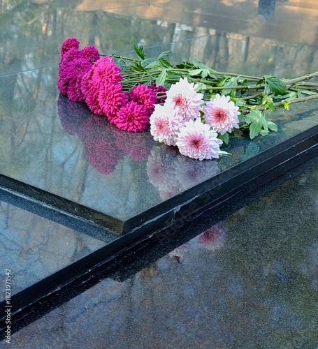 flowers on the table