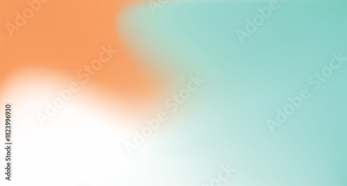 Abstract teal and orange background with gradient texture.