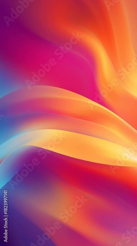 Abstract swirls of color a dynamic digital art background