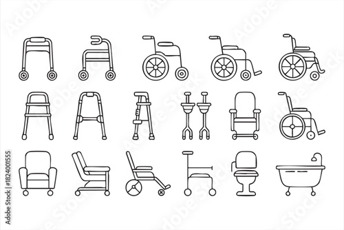 Vector medical mobility devices for senior care and patient assistance