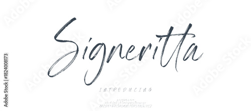  Creative Hand Drawn Uppercase .Street Art Classic Lettering Fashion Designs Typography modern serif vector illustration