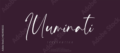 Beauty Luxury font alphabet logo. Typography beautiful fashion elegant classic letters serif italic fonts decorative wedding vintage blossom logos. vector illustration