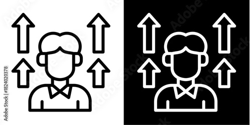 Promoted Icon Set White Style Collection
