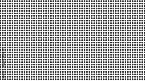 Retro pop art dots, classic halftone style polka dot background in monochrome for design templates