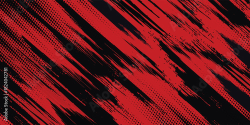 black red dragon decal brush fire volcano lava sakura Asia Japan anime style illustration sporty background banner style illustration. modern