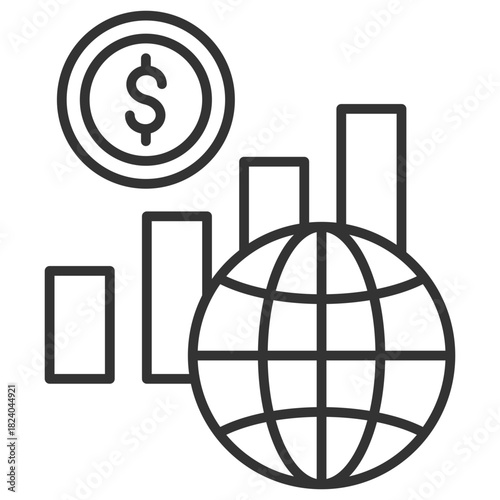 Economy Outline Icon