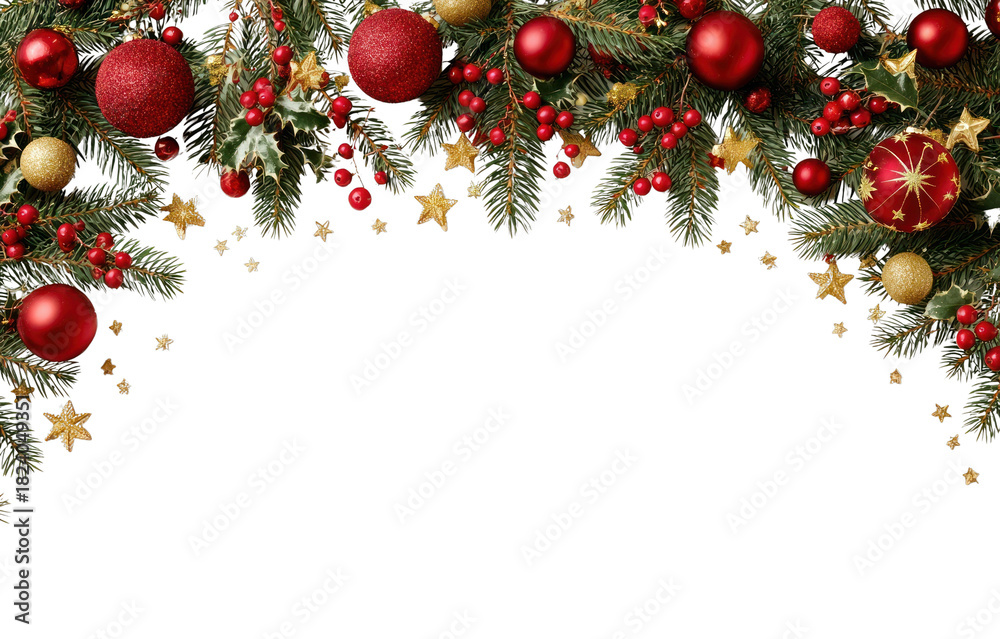 Naklejka premium PNG Festive Christmas holiday decoration