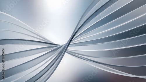 Elegant Abstract Silver Grey Wavy Lines Background perfect for website banner, presentation background, corporate branding, technology design, desktop wallpaper