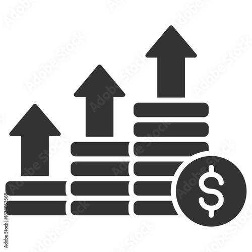 Income Glyph Icon