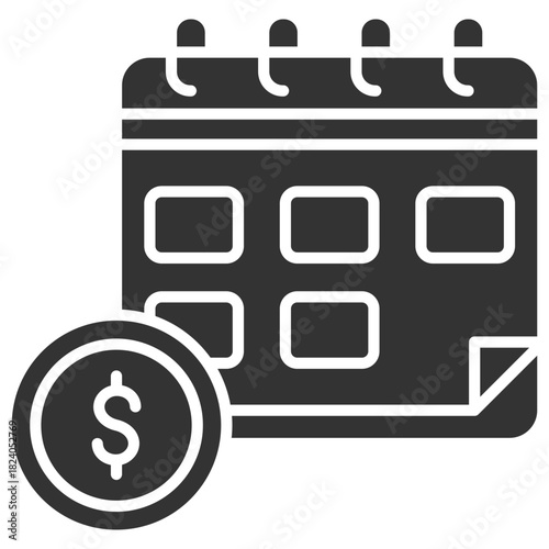 Salary Glyph Icon