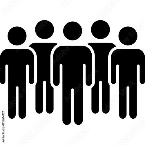 Administration Glyph Icon – Management & Control Symbol