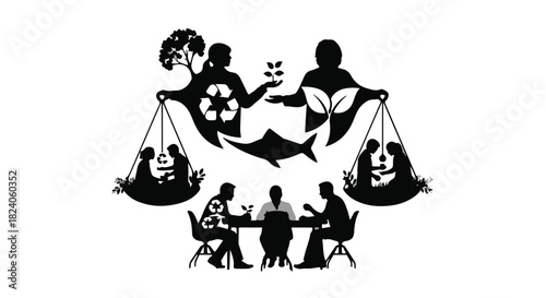 Balancing environmental responsibility with business growth for a sustainable future.