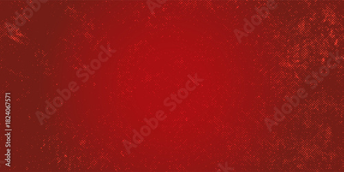 Red textured vintage background with an image of an old, dilapidated concrete wall, painted with paint cracked over time.Can be used for wallpaper, design