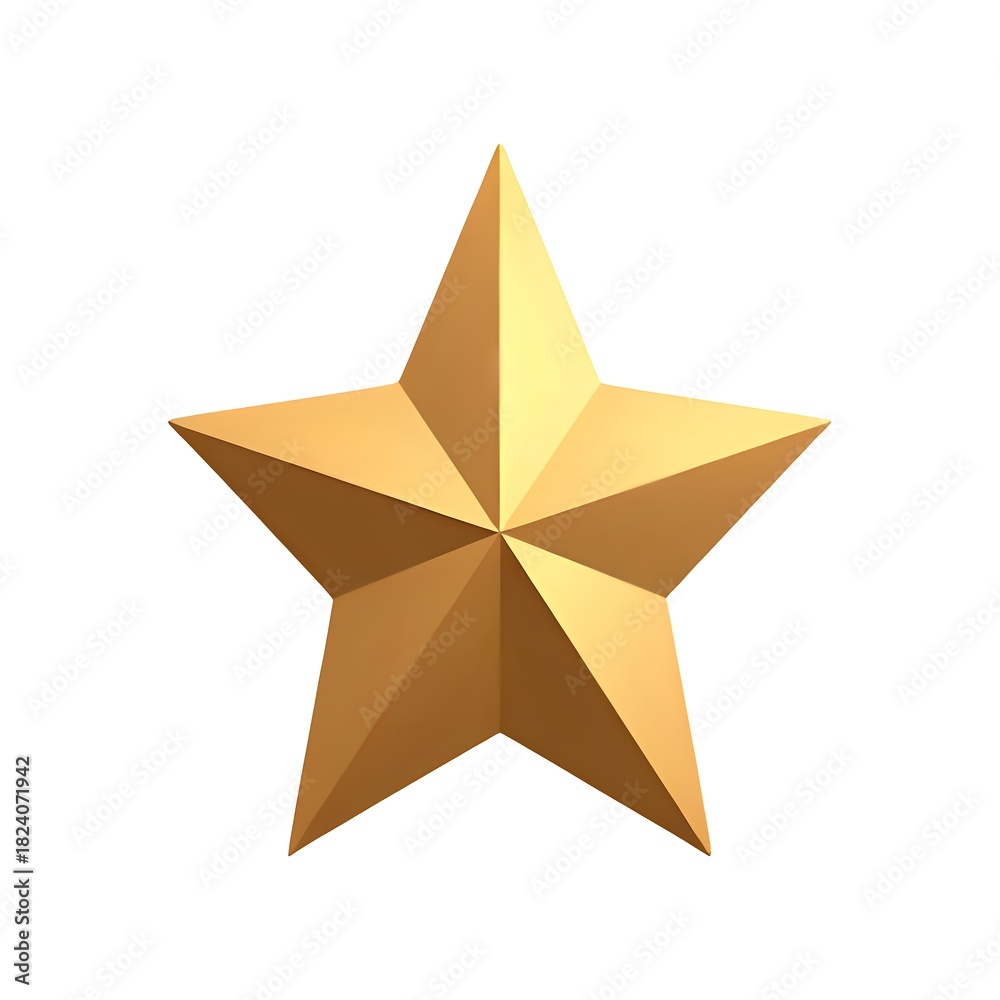 Obraz premium 3D Christmas star icon