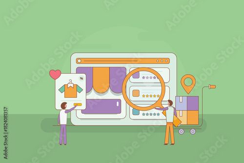 Team of ecommerce operation unit update products and page meta data, embedding customer rating for signals, use payment and logistic structure data for higher search visibility.