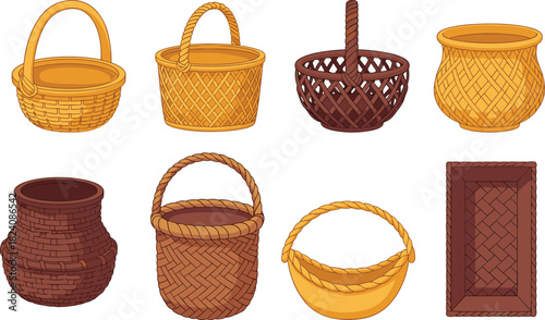 Basket, Woven, Handmade, Craft, Traditional, Natural, Container, Storage, Decorative, Rustic, Braided, Rope, Cultural, Design, Pattern, Artisan, Eco, Home, Utility, Style