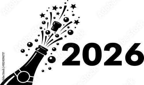 detailed vector minimalist winter christmas holiday santa claus dear street jesus 2026