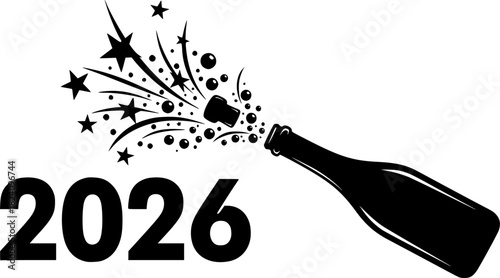 detailed vector minimalist winter christmas holiday santa claus dear street jesus 2026