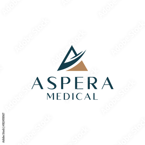 Aspera Medical logo featuring a stylized triangle and company name.