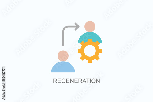 Regeneration Icon Or Logo Isolated Vector Illustration