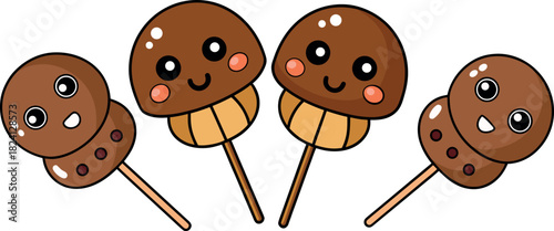 chocolate candy cartoon, sweet lollipop vector, dessert clipart design, kawaii chocolate art, tasty candy svg, cute snack illustration, funny dessert artwork, kids candy clipart, chocolate treat png, 