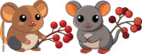 cute mouse cartoon, small animal vector, kawaii mice illustration, wildlife rodent clipart, adorable mouse design, nature animal artwork, cute creature svg, gray mouse drawing, sweet forest character,