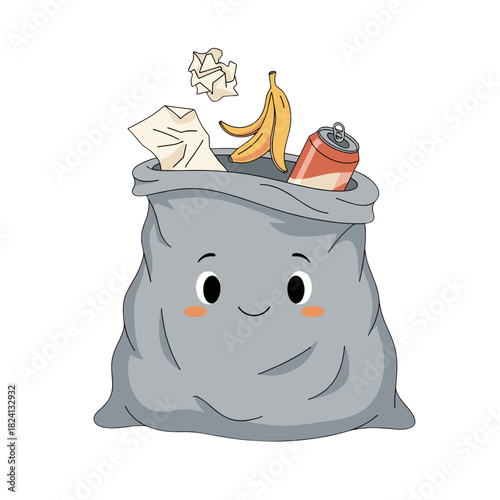 garbage, trash, waste material, household waste, rubbish disposal, waste management, litter, discarded items, landfill waste, recycling contrast, environmental concern, waste bin contents, unwanted de