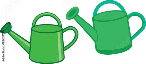 watering can cartoon, cute garden tool, green watering pot vector, plant watering svg, gardening clipart design, spring garden illustration, nature care artwork, outdoor garden png, eco friendly vecto