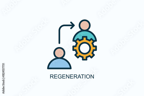 Regeneration Icon Or Logo Isolated Vector Illustration
