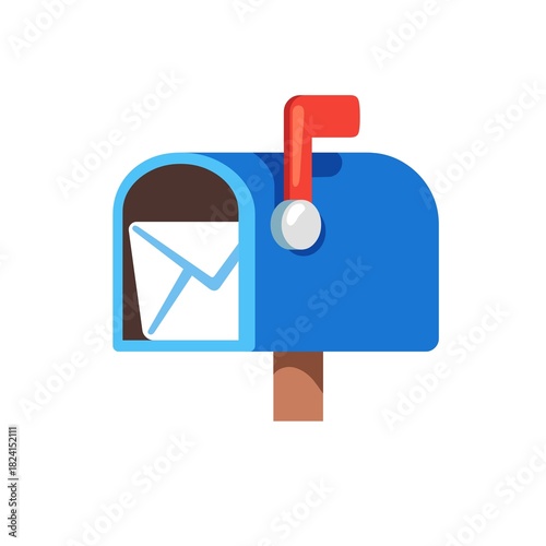 mailbox with email symbol