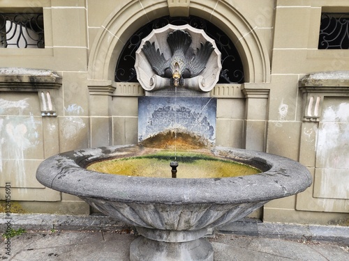 A spring water in Bern, Switzerland, is clean and safe to drink, just like mineral water.