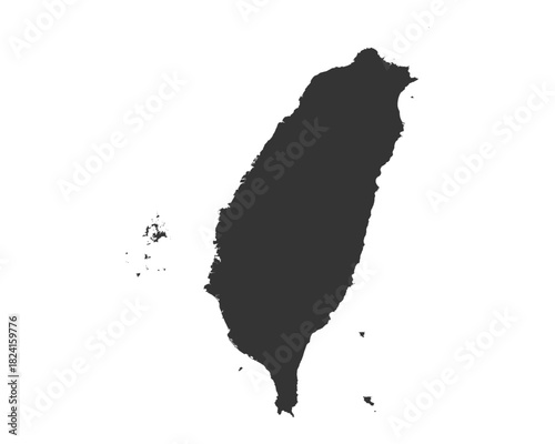 Taiwan map vector