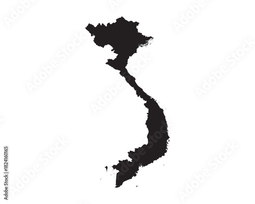Vietnam map vector