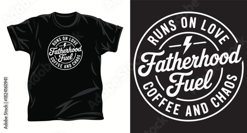 Family graphic vector T shirt design print.