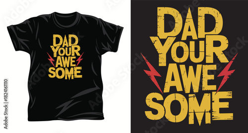 Family graphic vector T shirt design print.