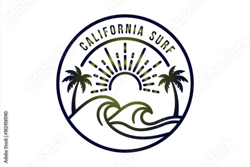 California Surf Graphic