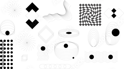 Tableau sur toile Geometric Sharps Art Design Printable  Design 2076.eps
