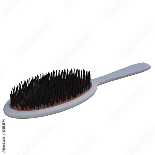 Hair Brush with Black Bristles