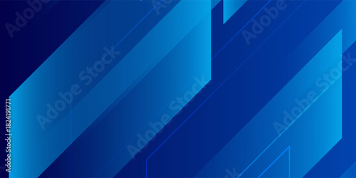 Blue Geometric Tech Background. Modern concept for graphic design, background, web design, poster, banner, book, slideshow.