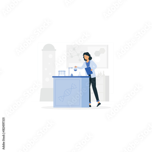 Science Isometric Illustrations