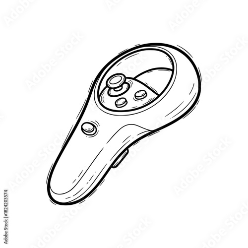 Immerse yourself in virtual worlds with a stylish VR controller, perfect for gaming and interactive experiences, unleashing exciting possibilities with this modern technology
