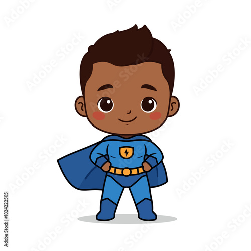 cute baby superhero design very cool