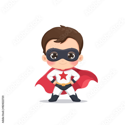 cute baby superhero design very cool