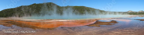 panoramic view of yellowstone national park
