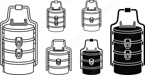 Stackable Lunch Boxes in Various Styles