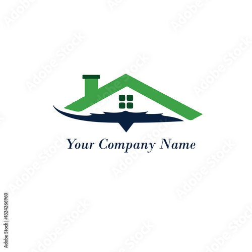 Gutter cleaner company logo design