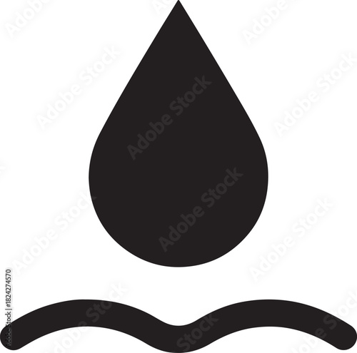  Leak proof icon in bold vector style, ideal for sealed containers, secure packaging, protection and safety features.