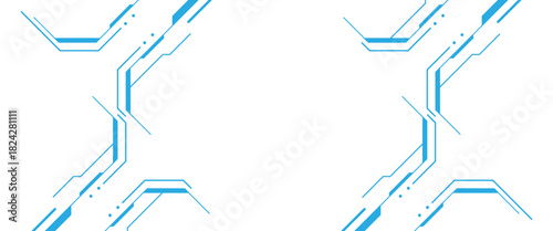 Frames black interface design modern technology futuristic control cyber monitor png vector..