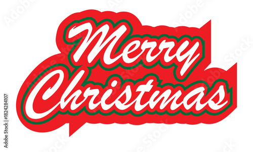 Merry Christmas  editable text effect. Merry Christmas  promotion graphic 3d style.