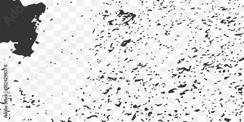 Grunge frame border texture on isolate background. Old grunge frame with dust texture. Texture black frame old grunge square frame.